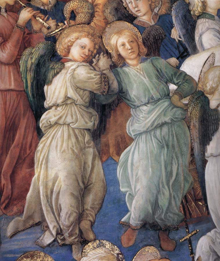 Details of The Coronation of the Virgin
